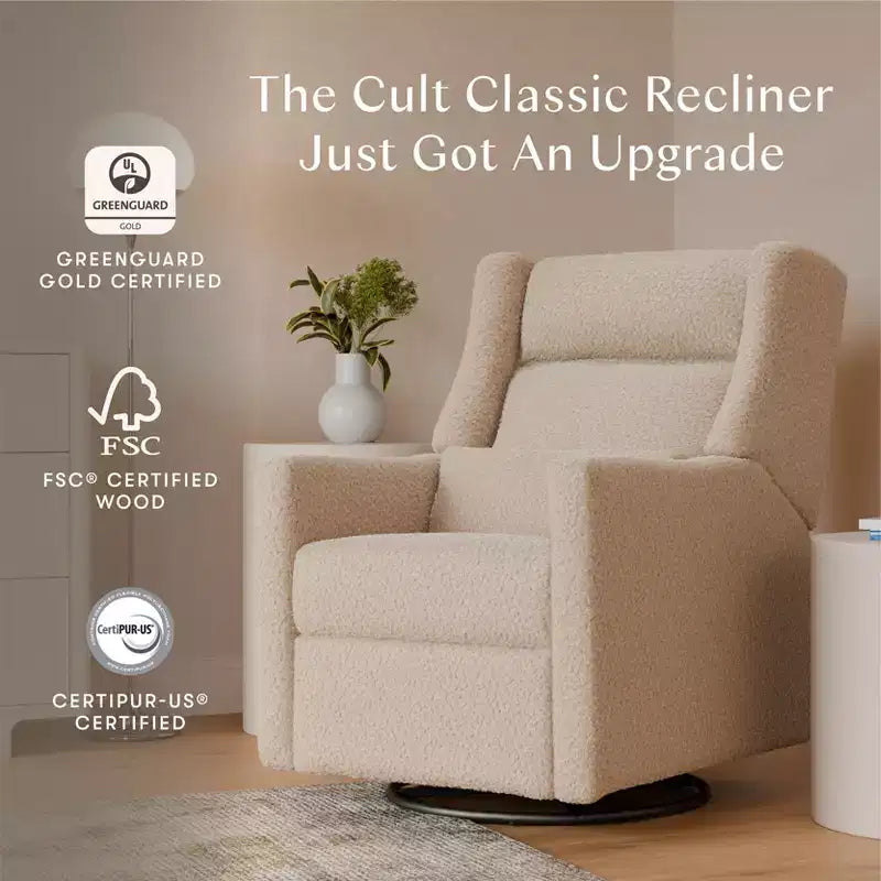 Babyletto Kiwi Plus Power Recliner and Swivel Glider with Power Adjustable Headrest and USB Port