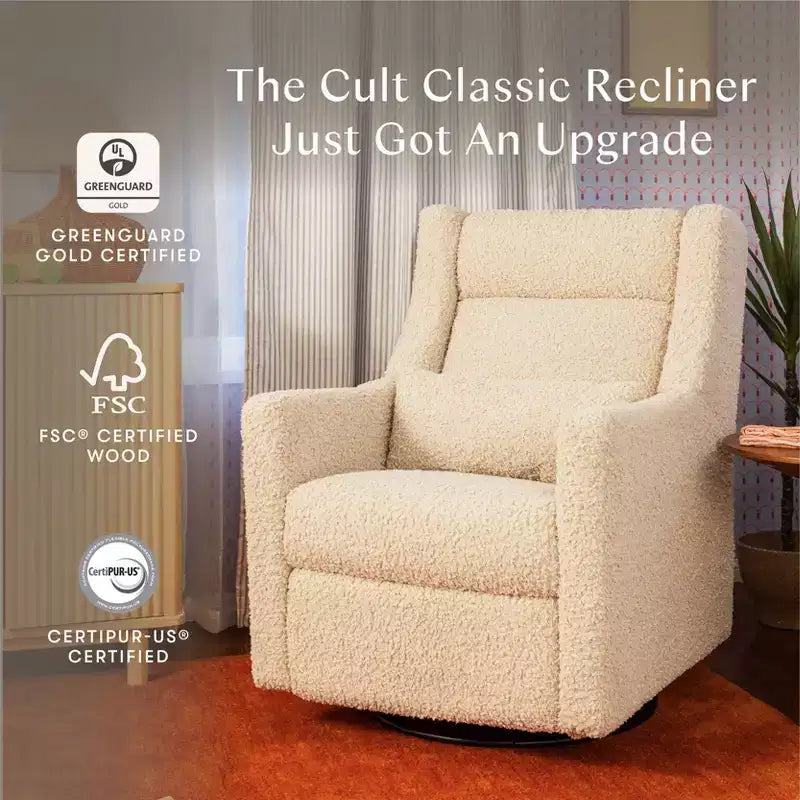 Babyletto Kiwi Plus Power Recliner and Swivel Glider with Power Adjustable Headrest and USB Port