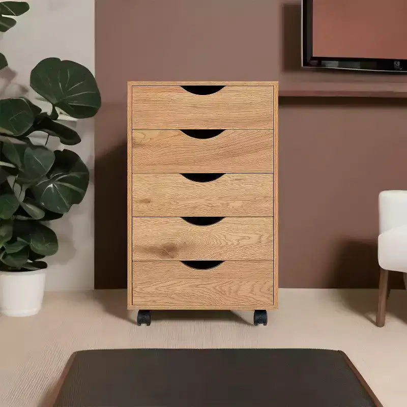 Home Imports Emporium Office File Storage Cabinet with Durable Drawers and Mobile Wheels 5 to 9 Drawer Options for Home & Office Organization