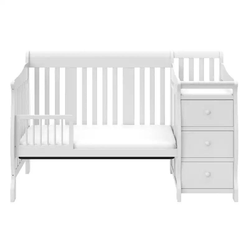 Storkcraft Portofino 5-in-1 Convertible Crib and Changer