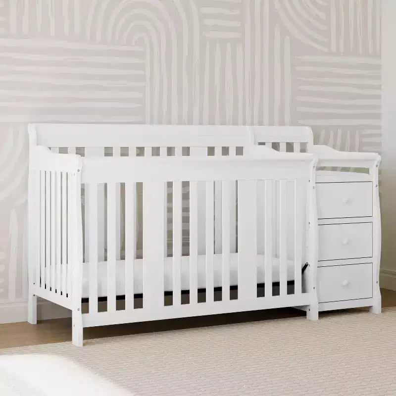 Storkcraft Portofino 5-in-1 Convertible Crib and Changer