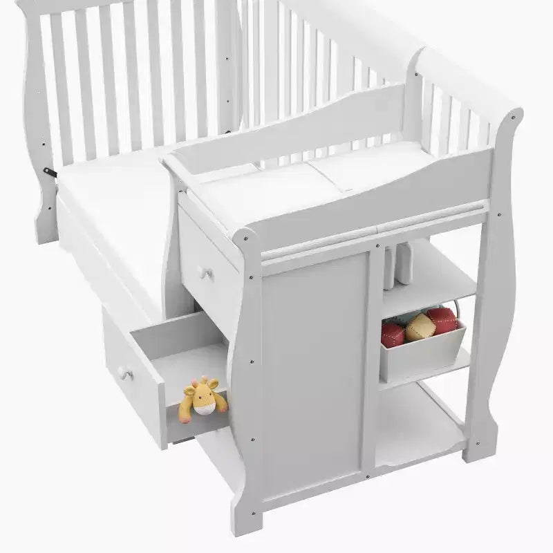 Storkcraft Portofino 5-in-1 Convertible Crib and Changer