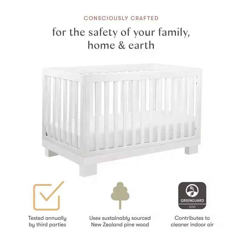 Babyletto Modo 3-in-1 Convertible Crib with Toddler Bed Conversion Kit