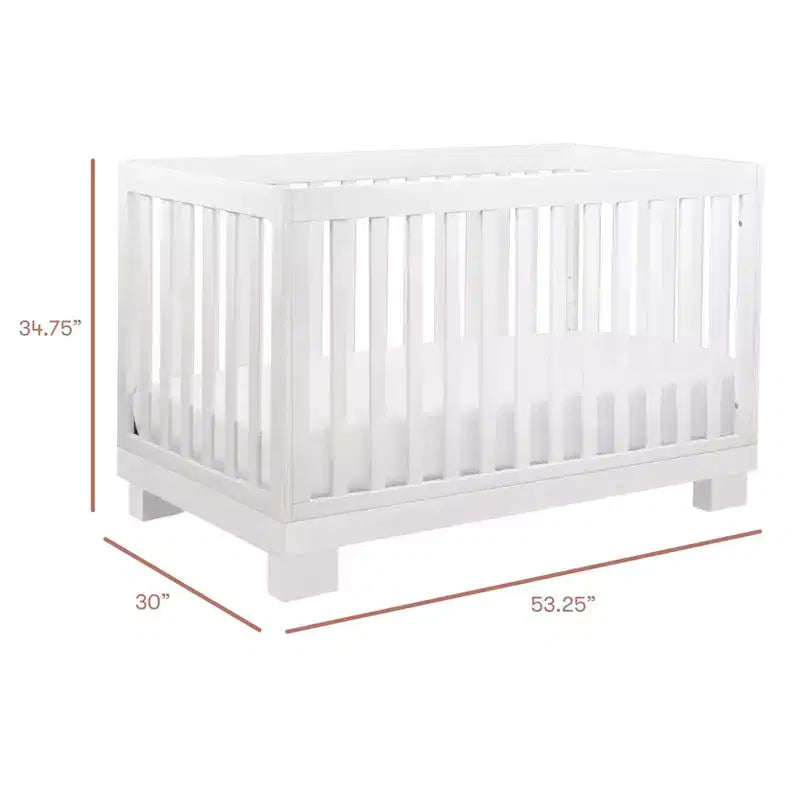 Babyletto Modo 3-in-1 Convertible Crib with Toddler Bed Conversion Kit