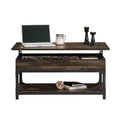 GDFStudio Hiland Industrial Metal and Wood Lift-Top Coffee Table with Hidden Storage