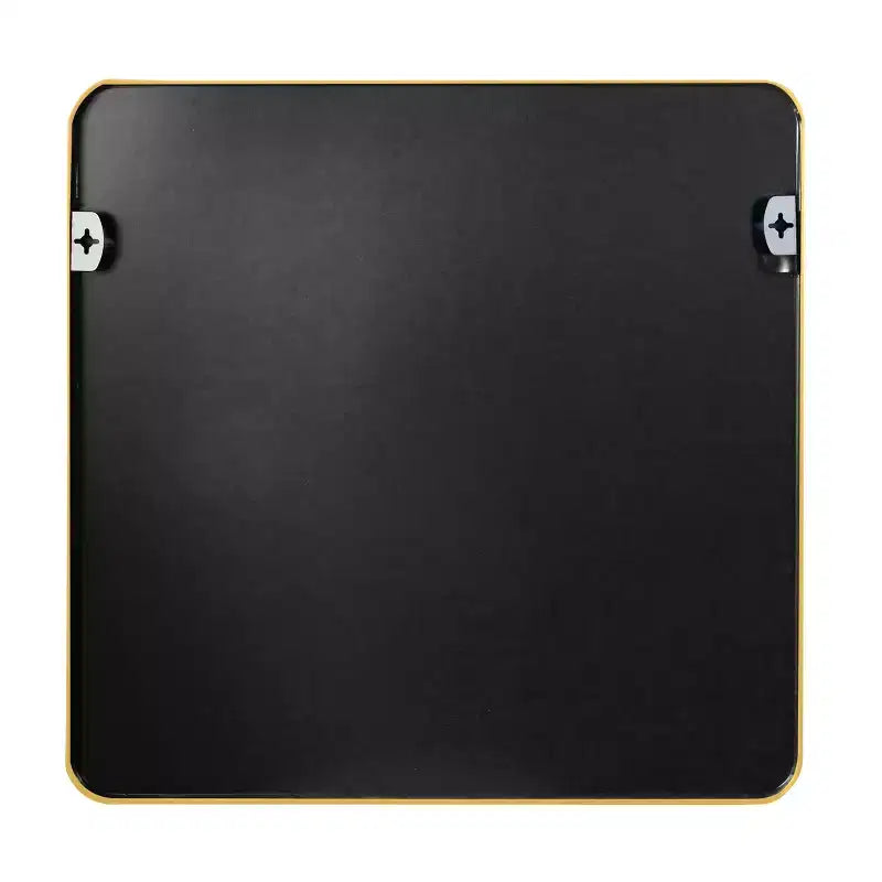 MAYEERTY Metal Framed Square Bathroom Mirror for Wall
