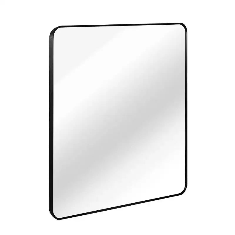 MAYEERTY Metal Framed Square Bathroom Mirror for Wall