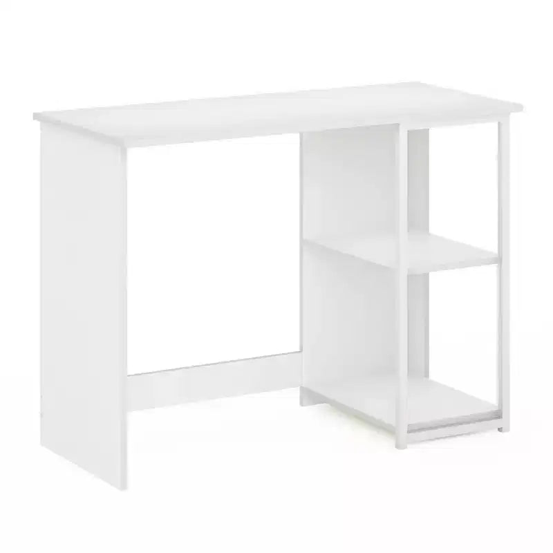HOMLUX 40 Modern Computer Desk Study Writing Workstation w/Display Storage Shelves