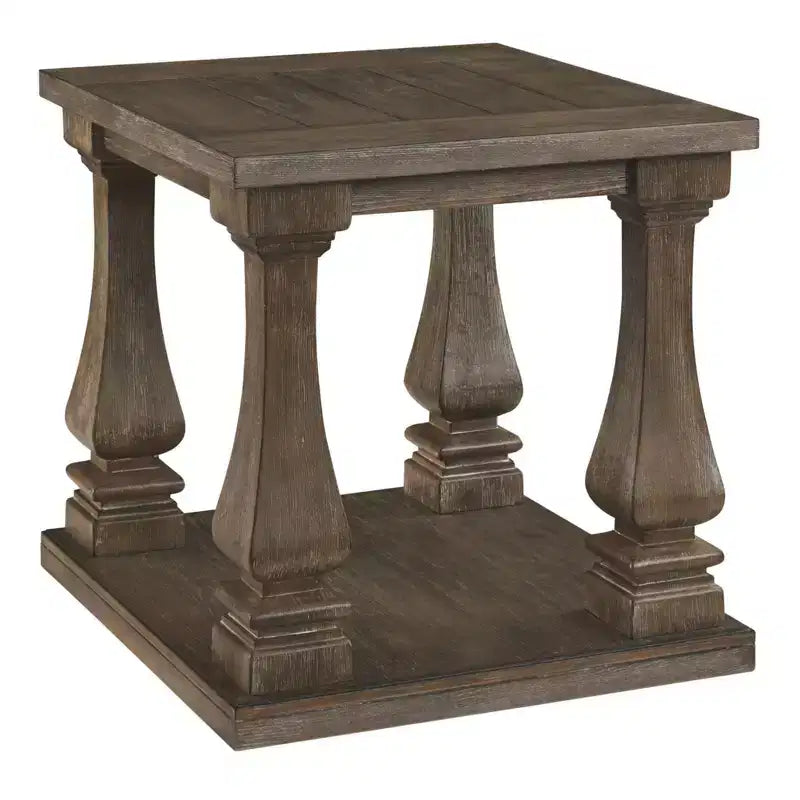 Johnelle Rectangular End Table Gray - Signature Design by Ashley