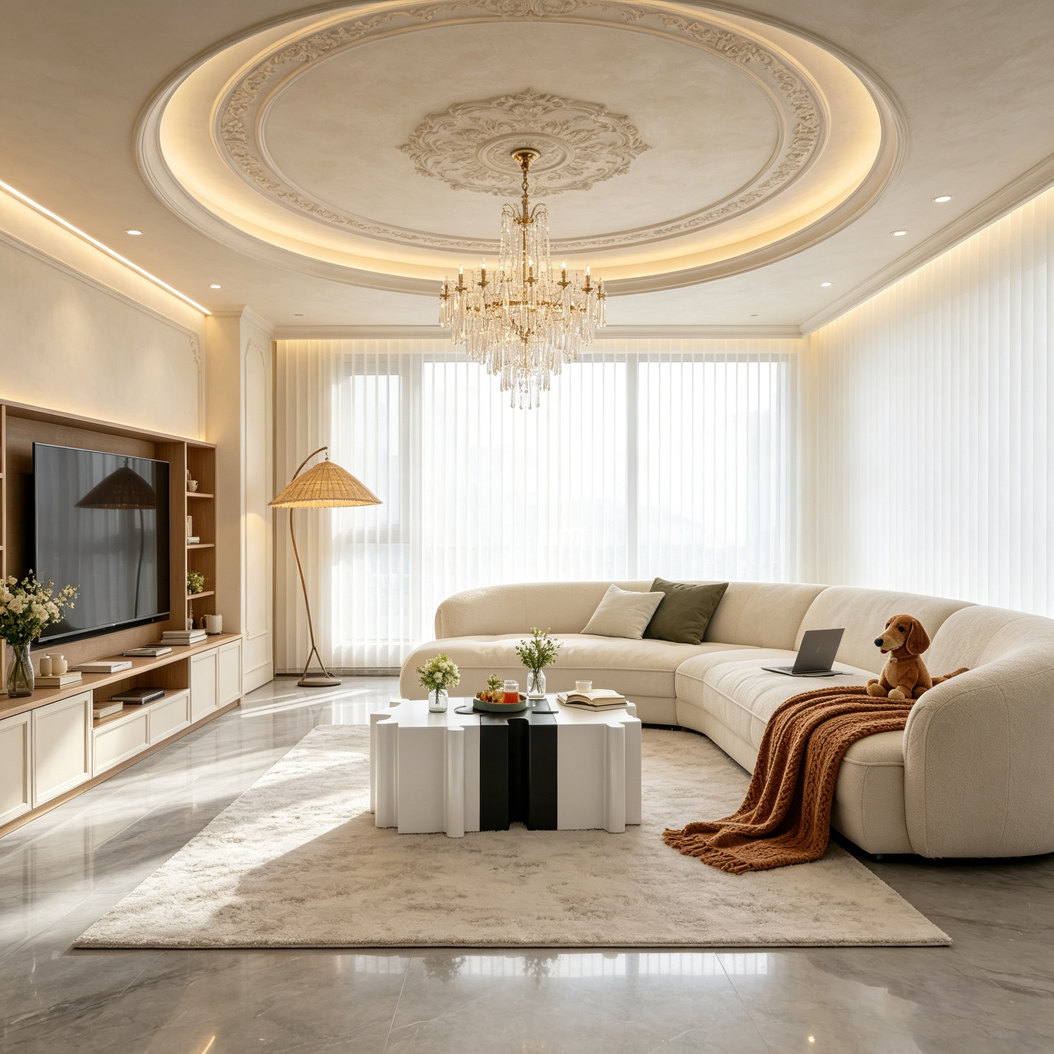 Table d'appoint modulaire Table d'appoint artistique