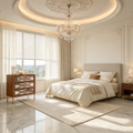 Commode d'appoint moderne à 3 tiroirs avec façade miroir