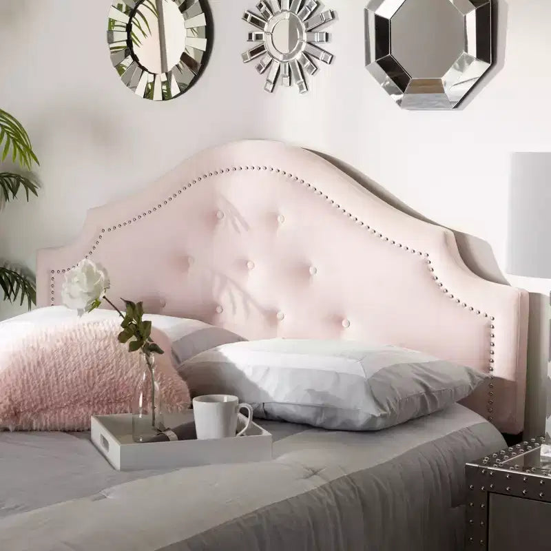 Cora Velvet Headboard -Baxton Studio