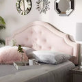 Cora Velvet Headboard -Baxton Studio