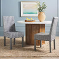 Wheatley Side Chair - Set of 2 - FOX6525 - Grey White Wash - Safavieh Couture